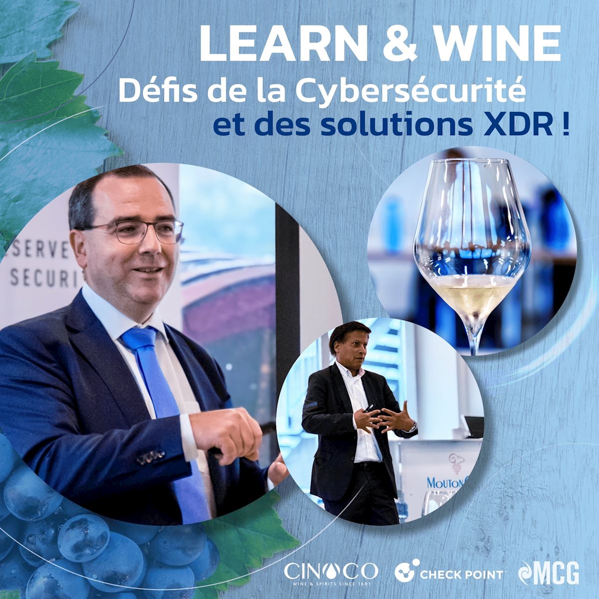 MCG et Checkpoint: un Learn & Wine sous le signe des défis de la CyberSécurité et des solutions XDR !
