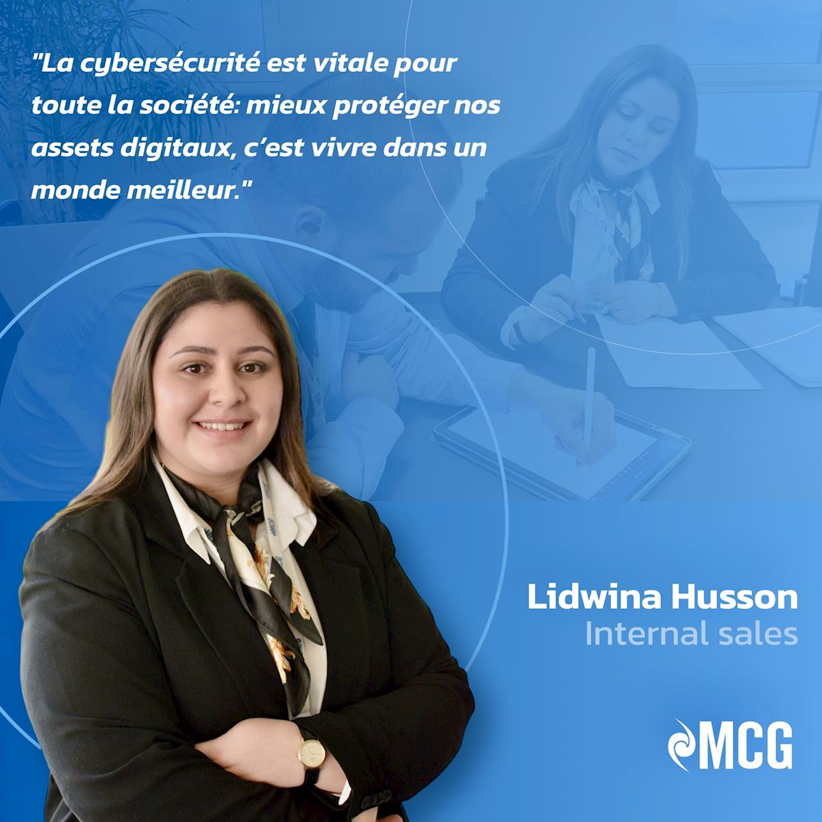 Lidwina Husson, nouveau membre de l'équipe d'experts en Cyber-sécurité !