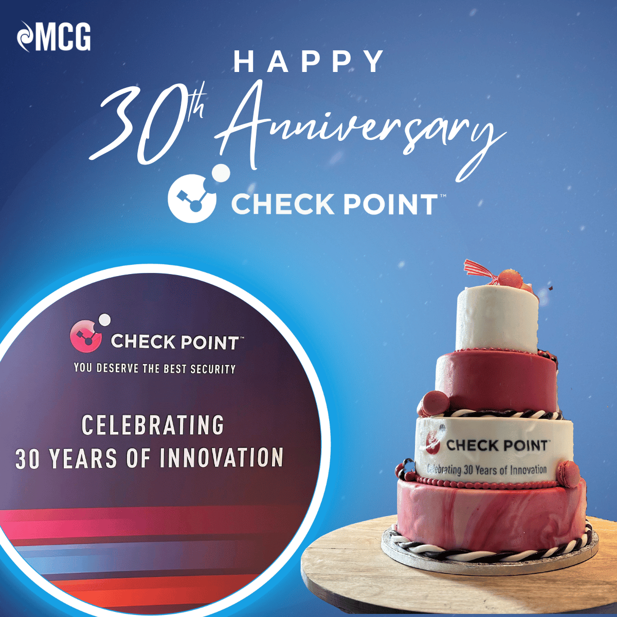Happy 30th Anniversary Check Point !