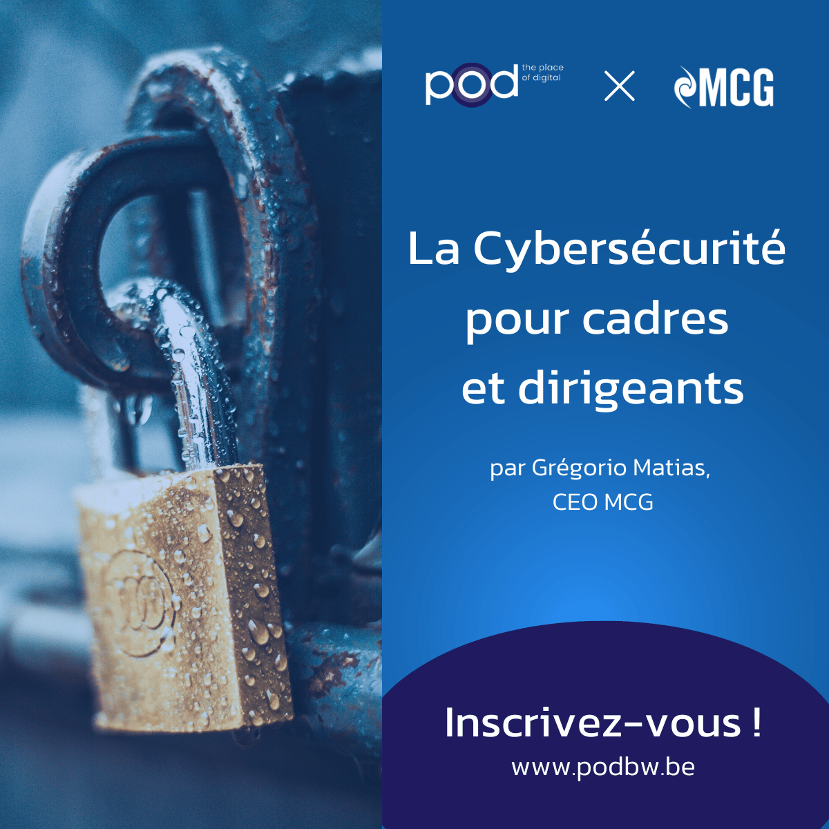 La Cybersécurité pour Cadres et Dirigeants - Inscrivez-vous !